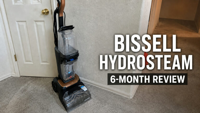 Bissell Revolution HydroSteam review after six months with a dog