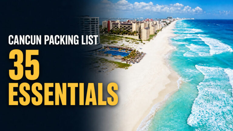 Cancun packing list with 35 all-inclusive resort essentials