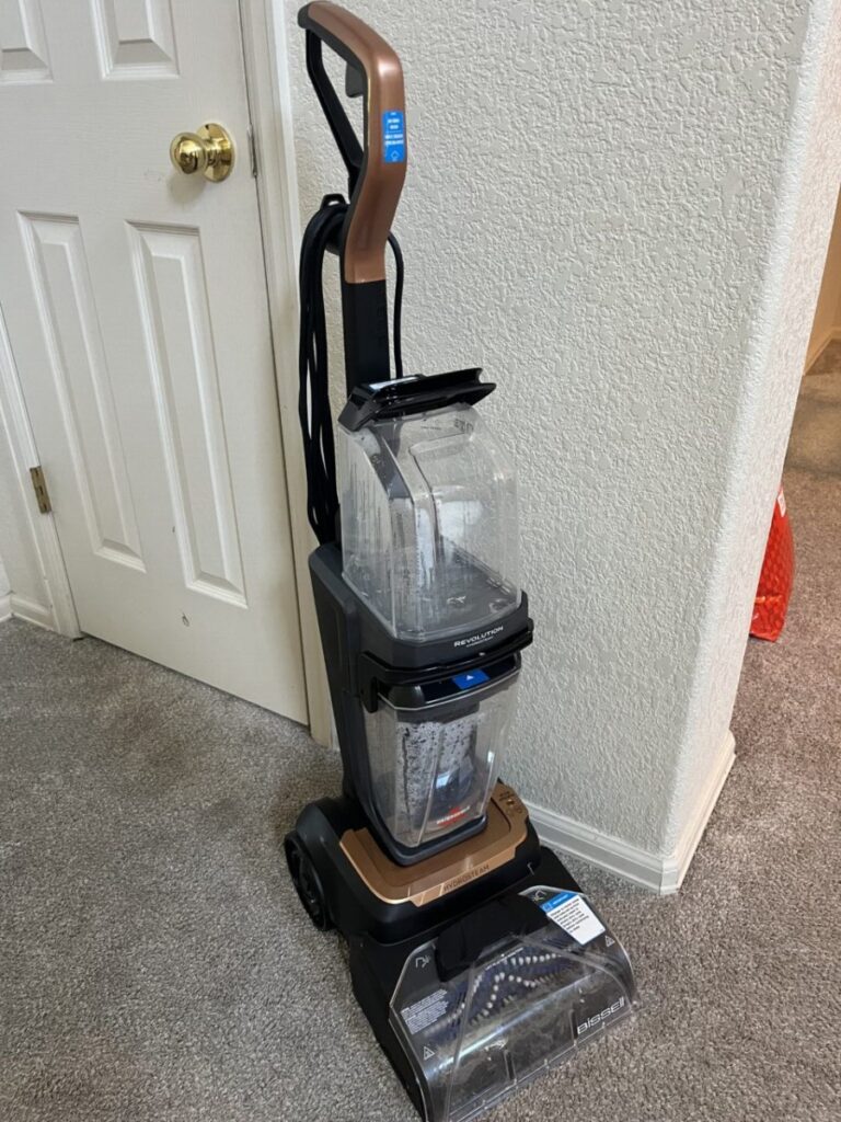 Bissell Revolution HydroSteam Pet upright carpet cleaner review