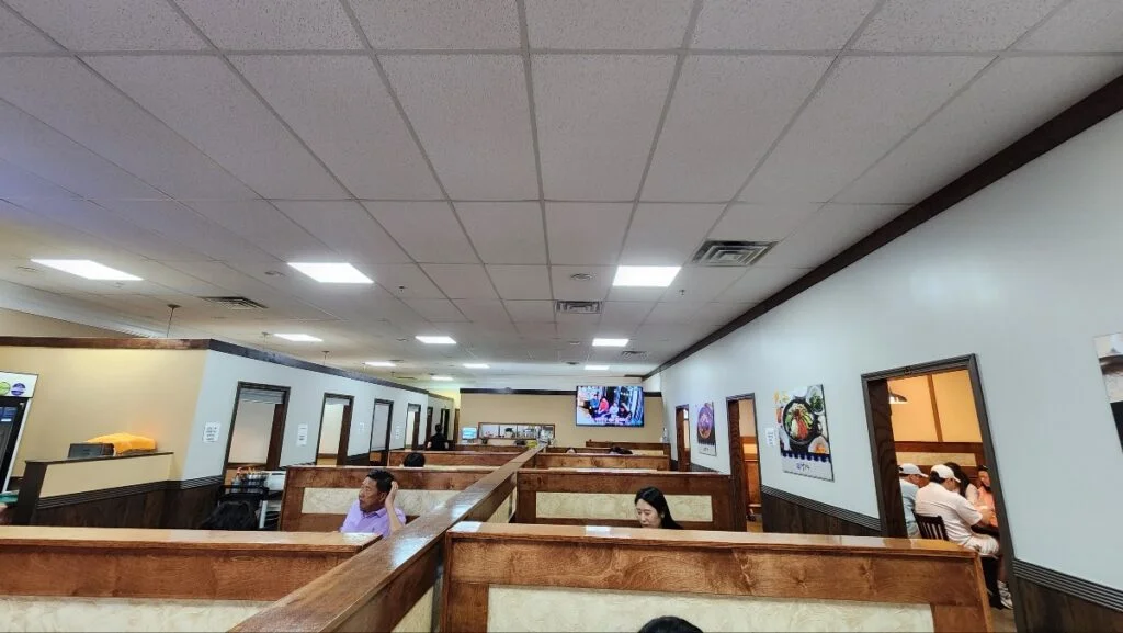 Large traditional dining room at Chung Ki Wa Korean BBQ Duluth