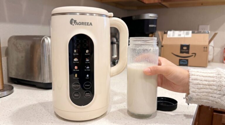 Soy milk maker recipes prepared with an automatic hot blending machine