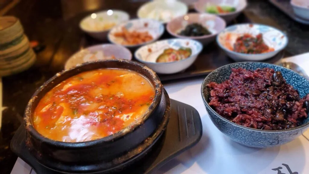 Gopchang soft tofu stew at Jang Su Jang Duluth