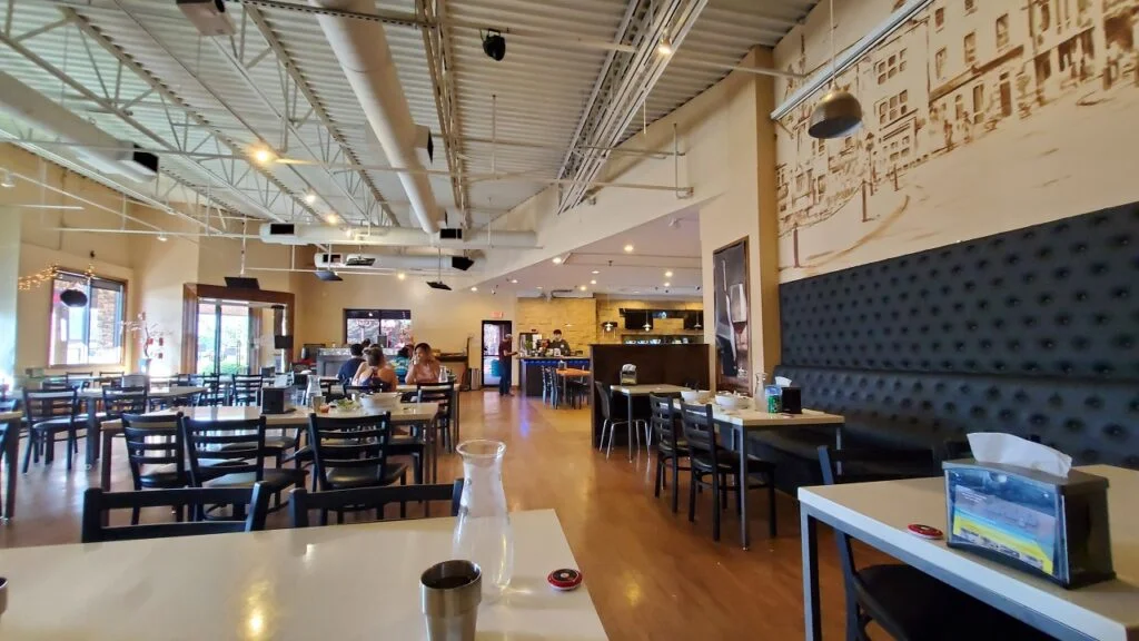 Clean and spacious dining room inside Pho House Duluth