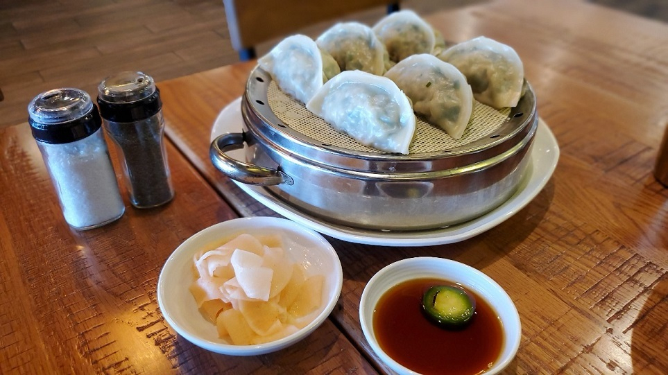 Korean dumplings at Sambong Naengmyun Duluth
